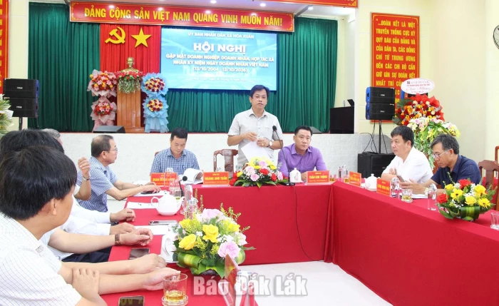 Xã Hòa Xuân: Đồng hành cùng nhà đầu tư, doanh nghiệp