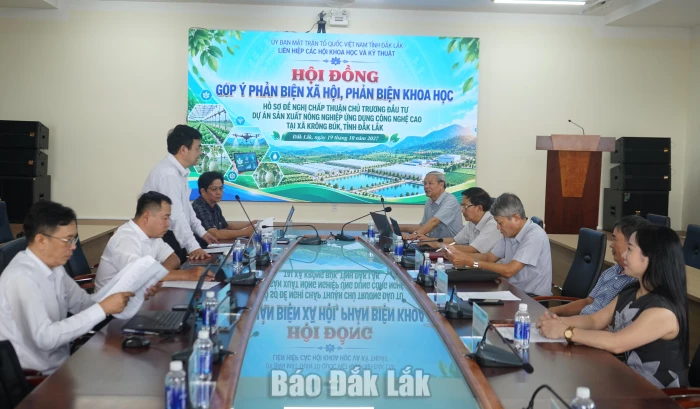 Phản biện dự án nông nghiệp công nghệ cao tại xã Krông Búk