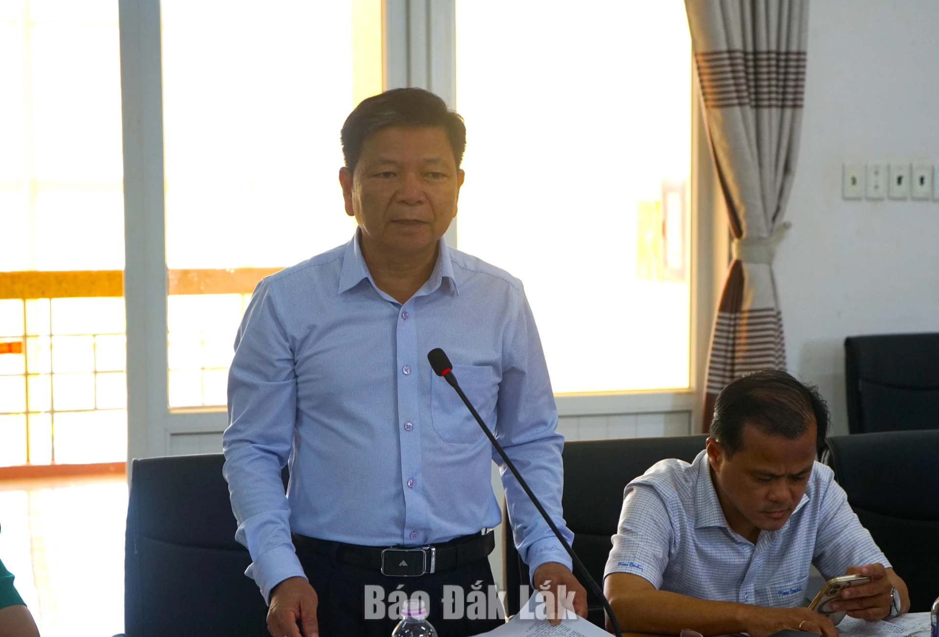 Phó Giám đốc Sở Tài chính Trần Quang Sơn giải đáp một số thông tin, đề xuất của địa phương