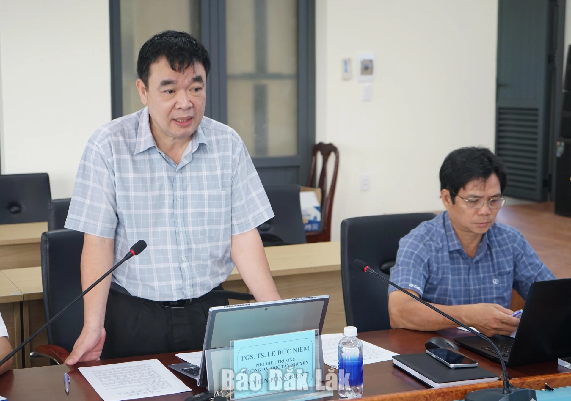 PGS.TS. Lê Đức Niệm, Phó Hiệu trưởng Trường Đại học Tây Nguyên, Ủy viên Phản biện 1 góp ý phản biện Dự án nhà máy điện gió E&M Đắk Lắk 