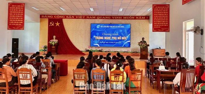 Lắng nghe, tiếp nhận kiến nghị của phụ nữ từ cơ sở