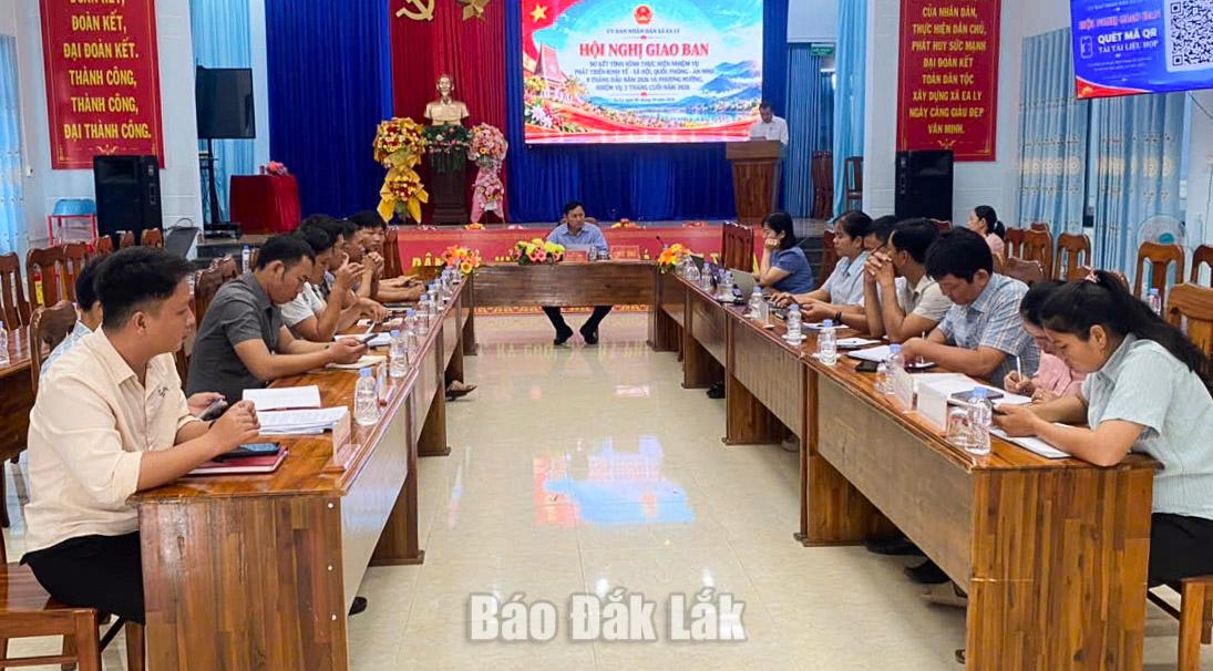 Xã Ea Ly đánh giá những tích cực và hạn chế để hướng đến hoàn thành mục tiêu năm 2026.