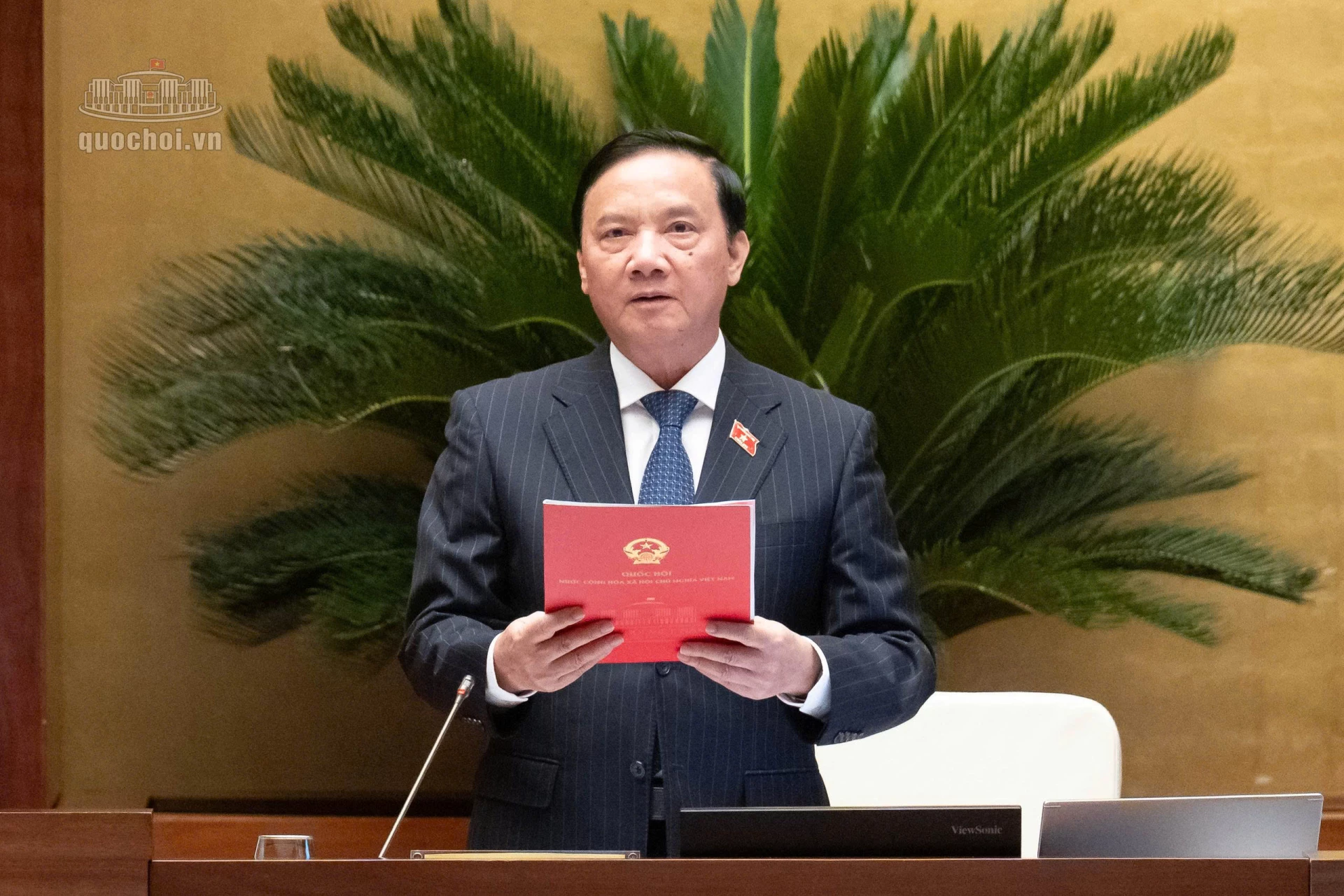 Phó Chủ tịch Quốc hội Nguyễn Khắc Định phát biểu kết luận. Ảnh: quochoi.vn