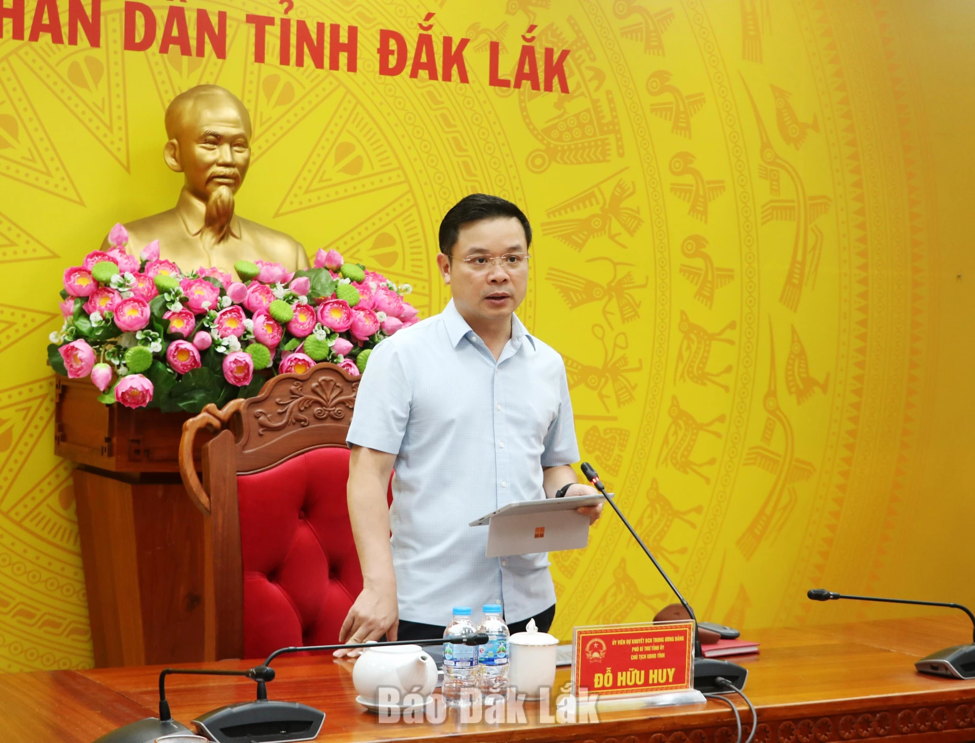 Chủ tịch UBND tỉnh Đỗ Hữu Huy yêu cầu