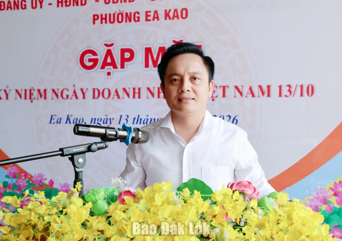 Phường Ea Kao gặp mặt doanh nhân, doanh nghiệp