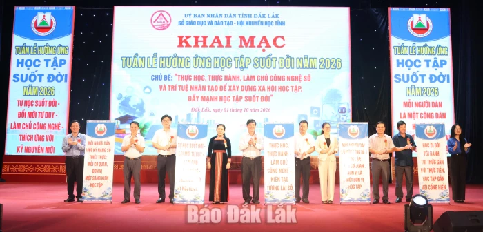 Khai mạc Tuần lễ hưởng ứng học tập suốt đời năm 2026