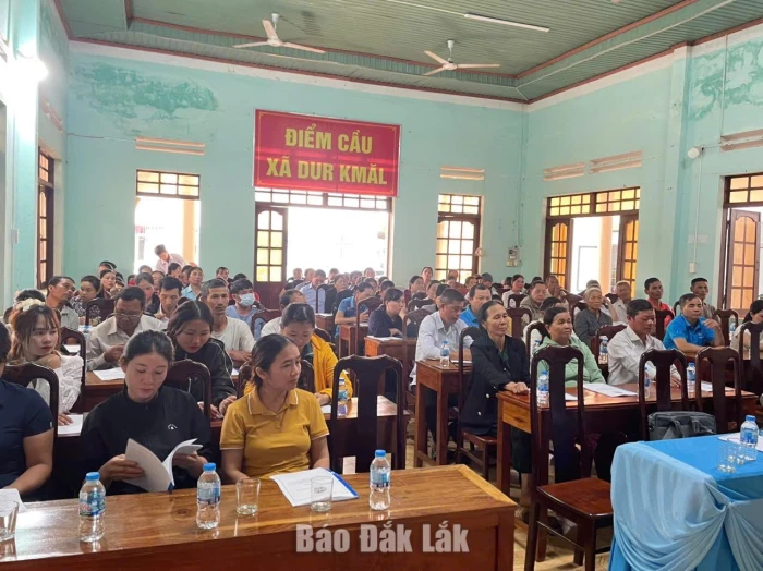 Tập huấn nâng cao kiến thức giảm nghèo bền vững cho nông dân xã Dur Kmăl