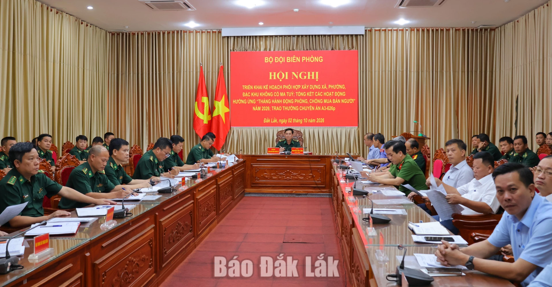 Các đại biểu tham dự hội nghị tại điểm cầu Đắk Lắk.