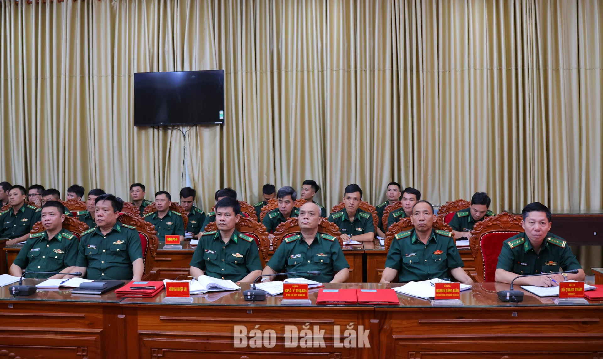 Các đại biểu tham dự tại điểm cầu Đắk Lắk.