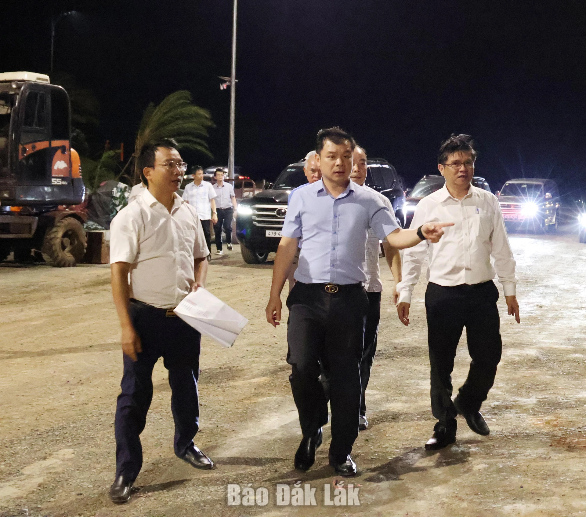 Lãnh đạo tỉnh Đắk Lắk kiểm tra Dự án đầu tư xây dựng và kinh doanh kết cấu hạ tầng Khu công nghiệp Phú Xuân.