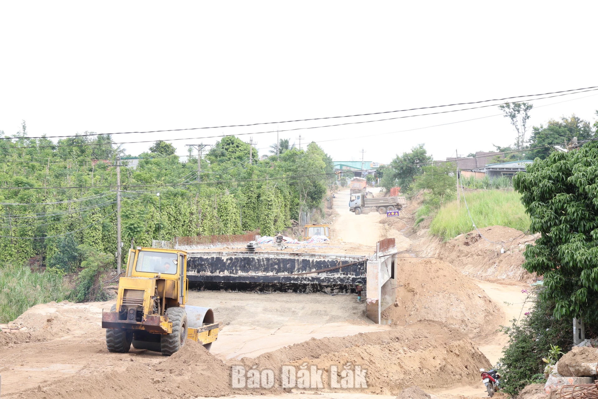 Dự án Cải tạo, nâng cấp Tỉnh lộ 13 đang thi công.