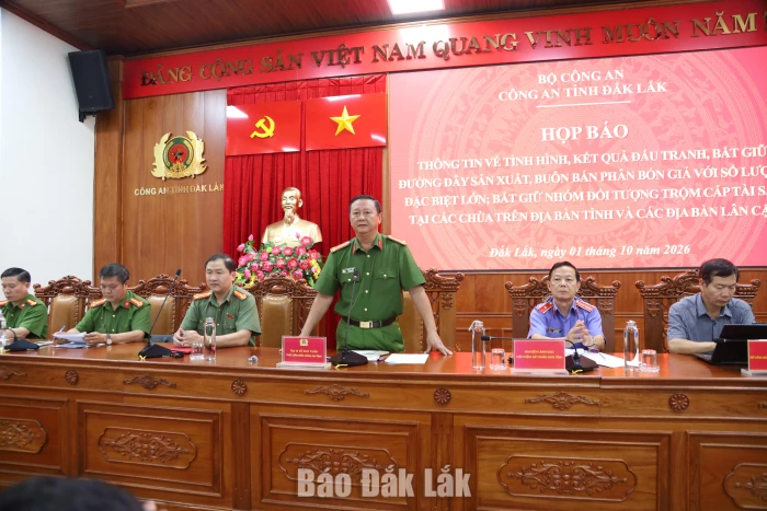 Công an tỉnh thông tin về hai vụ án lớn