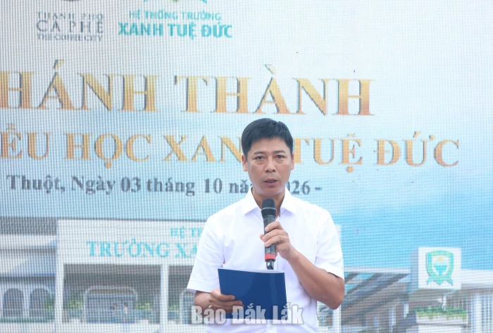Khánh thành hai trường học tại khu đô thị Thành phố Cà phê