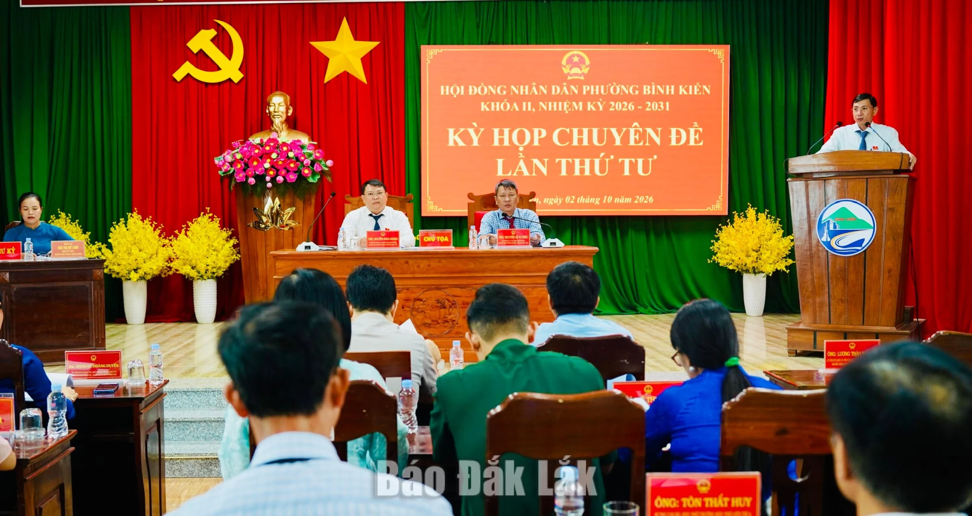 Quang cảnh kỳ họp.