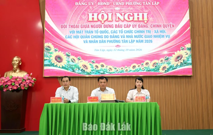 Phường Tân Lập đối thoại, giải quyết kiến nghị của nhân dân
