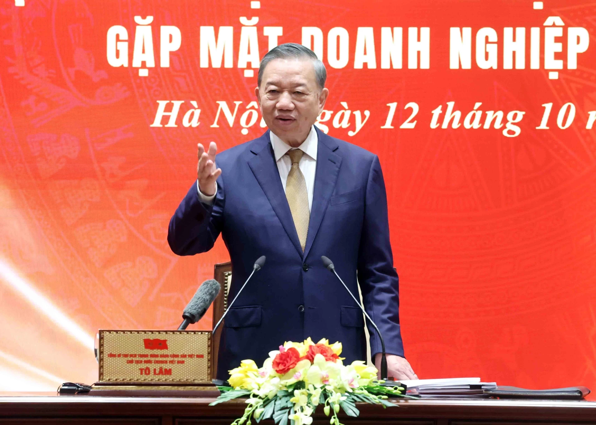 Tổng Bí thư, Chủ tịch nước Tô Lâm phát biểu. Ảnh: TTXVN