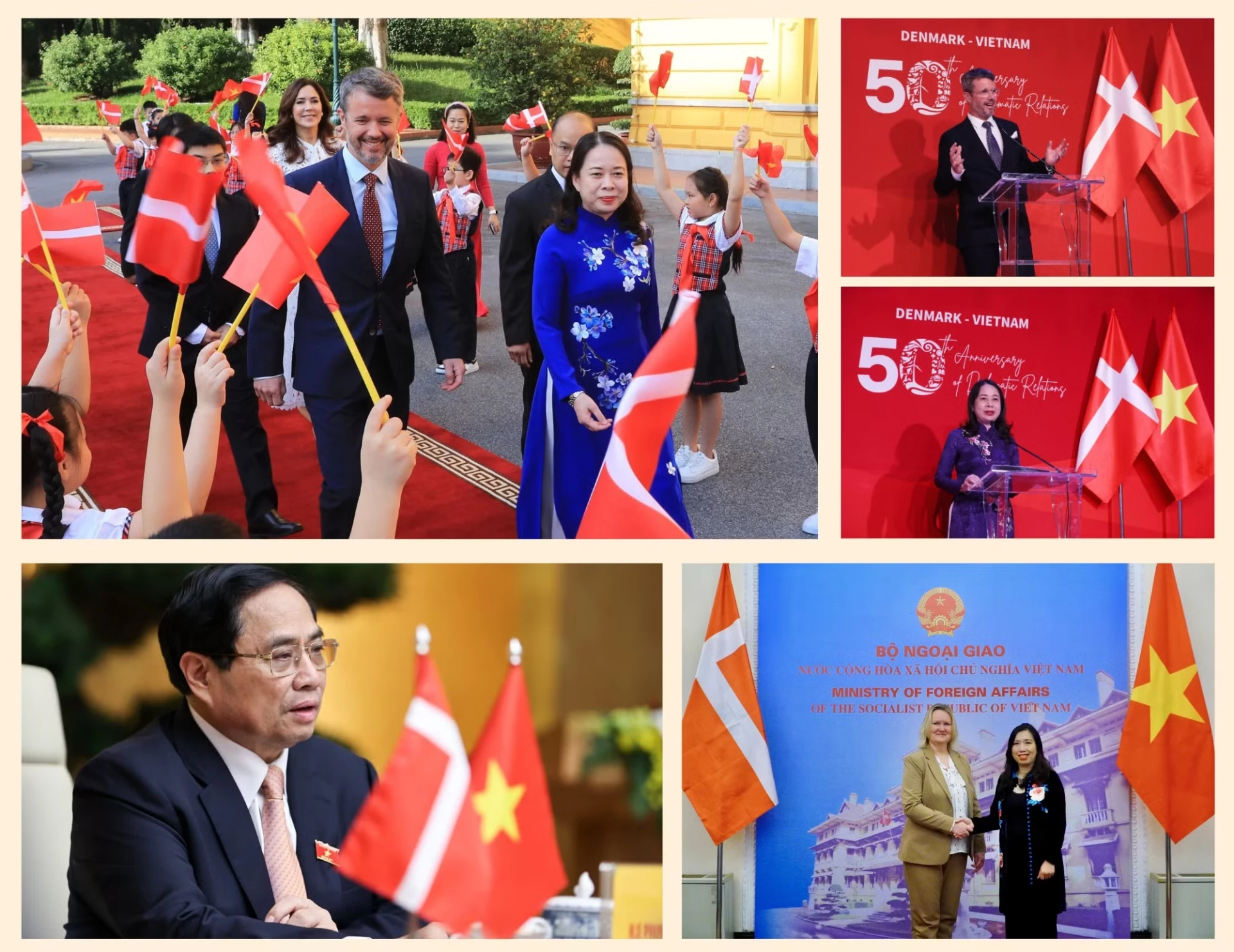 Việt Nam-Đan Mạch, từ nền tảng hữu nghị đến đối tác chiến lược xanh. Ảnh: TTXVN