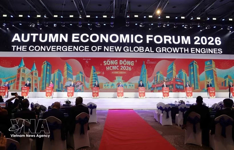 Within the framework of the Autumn Economic Forum 2026, Ho Chi Minh City launches a digital platform to support the year-end stimulus programme. (Photo: VNA)