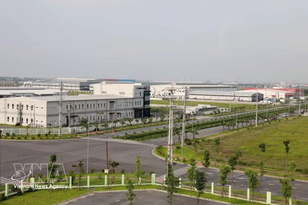 Hung Yen province pays attention to developing eco-industrial parks and smart industries to meet Net-Zero standards. (Photo: VNA)