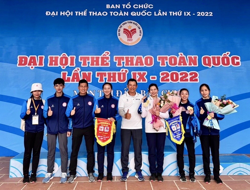 Đội tuyển bắn cung tỉnh Đắk Lắk tranh tài tại Đại hội.