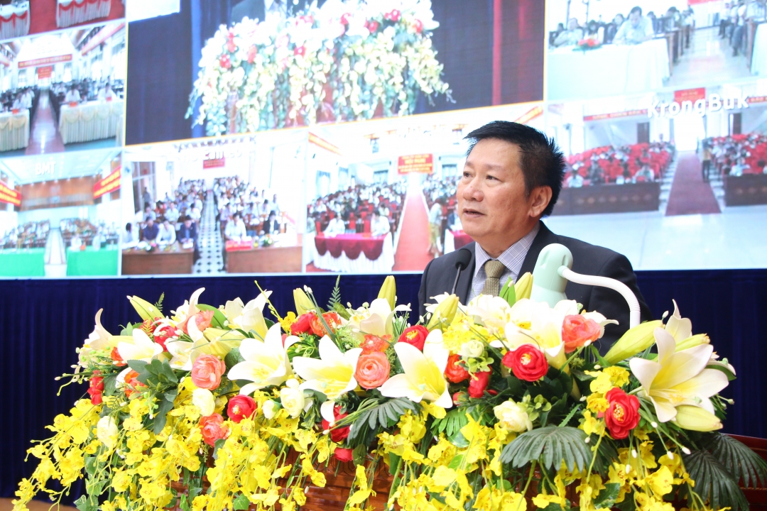 đồng chí Lê Văn Nghĩa, Ủy viên Ban Thường vụ Tỉnh ủy, Chủ nhiệm UBKT Tỉnh ủy quán triệt Quy định số 69.
