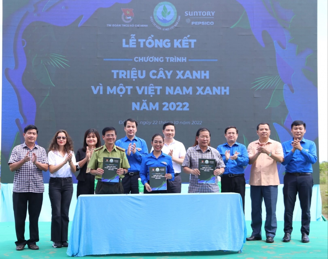 Tỉnh Đoàn Đắk Lắk, Chi cục Kiểm lâm tỉnh, UBND huyện Ea Súp đã ký kết Biên bản cam kết .