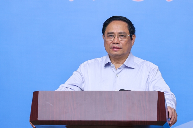 Thủ tương Chính phủ Phạm Minh Chính phát biểu tại hội nghị