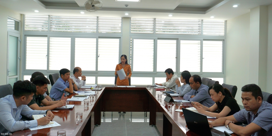 Các đại biểu tham dự buổi giám sát.