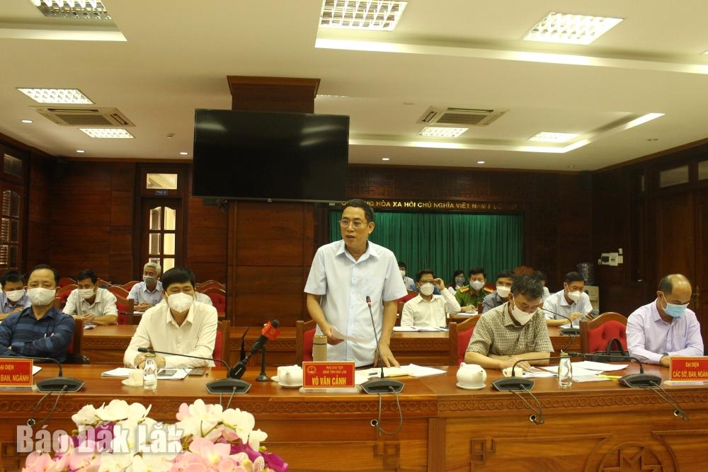 Phó Chủ tịch UBND tỉnh Võ Văn Cảnh thông tin thêm một số nội dung về công tác tiếp công dân, giải quyết khiếu nại, tố cáo.