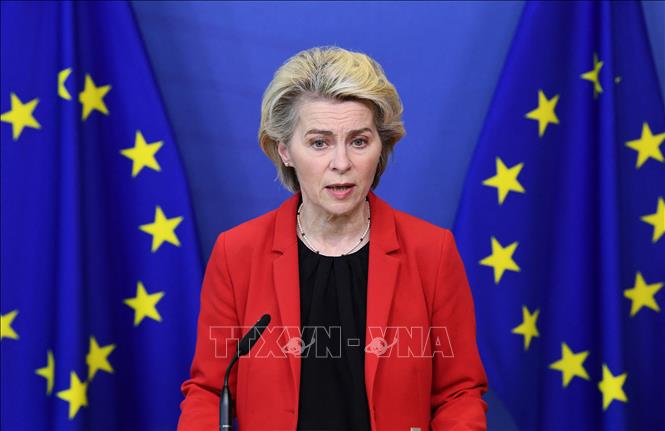 Chủ tịch Ủy ban châu Âu (EC) Ursula von der Leyen. Ảnh: AFP/TTXVN