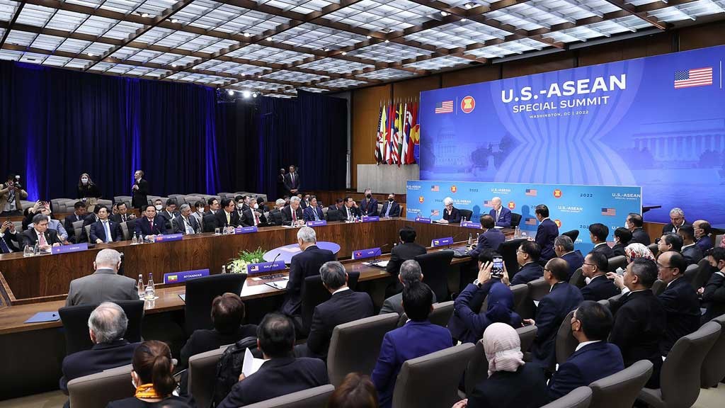 Vấn đề an ninh biển trong đó có Biển Đông được đề cập trong khuôn khổ Hội nghị Cấp cao đặc biệt ASEAN-Hoa Kỳ. (Ảnh: TN)