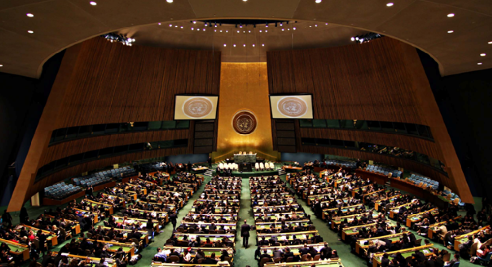 Quang cảnh một phiên họp của Đại hội đồng Liên hợp quốc khóa 77. (Ảnh: UN/TTXVN)
