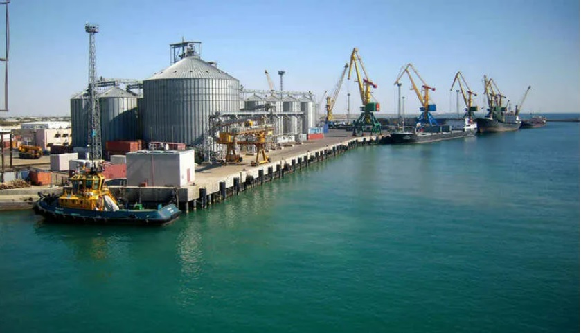 Một cảng xuất khẩu dầu của Kazakhstan. (Ảnh: SRB/TTXVN)