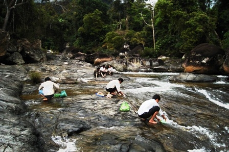 Hạ lưu thác Ea Kar.