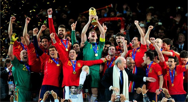 Tây Ban Nha, nhà tân vô địch của World Cup. (Ảnh: FIFA.com)