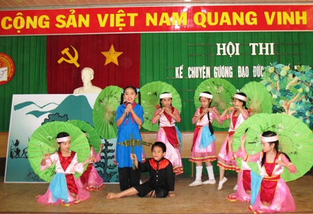 Chung kết Hội thi kể chuyện gương đạo đức Hồ Chí Minh cấp các trường tiểu học trên địa bàn TP. Buôn Ma Thuột.