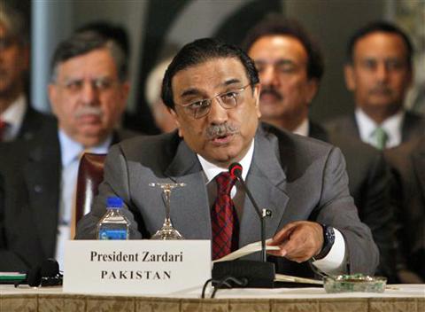 Tổng thống Pakistan Asif Ali Zardari. (Ảnh: Internet)