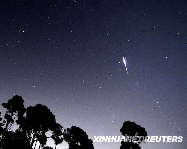 Mưa sao băng Perseid ở Florida, Mỹ, ngày 12.8.2009