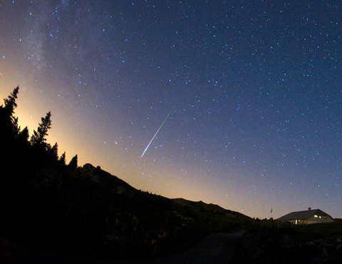 Mưa sao băng Perseid ở Thụy Sĩ, 12.8 .2009