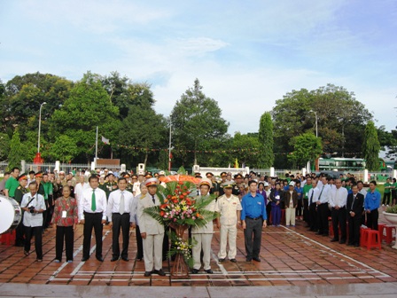 Quang cảnh buổi lễ.