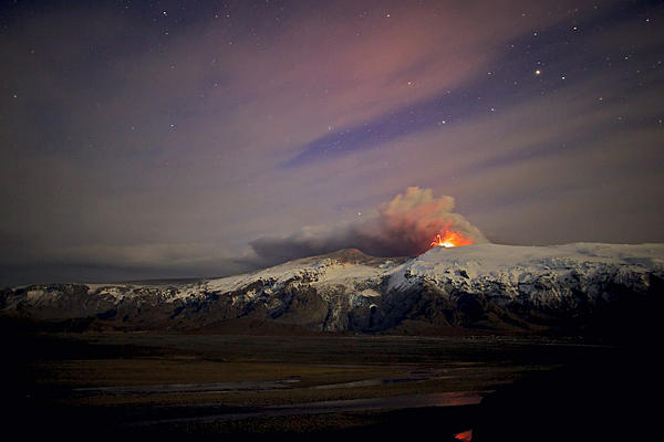 Núi lửa Eyjafjallajokull.