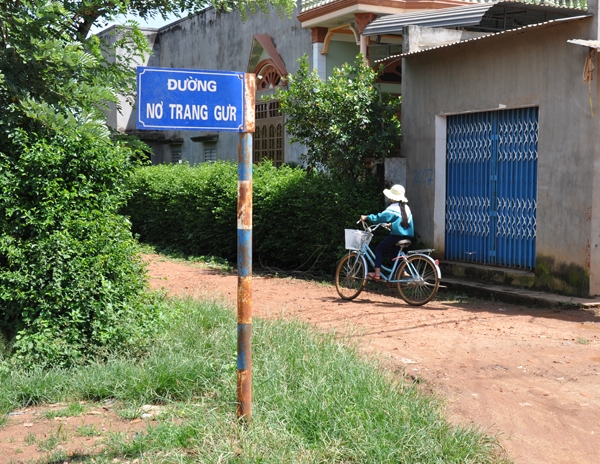 Tên đường bị ghi sai