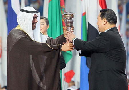 Chủ tịch Ủy ban Olympic châu Á (OCA) Sheikh Ahmad Al-Fahad Al-Sabah 