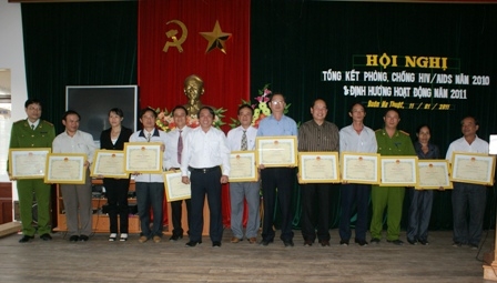 Các cá nhân được Bộ Y tế tặng Bằng khen.