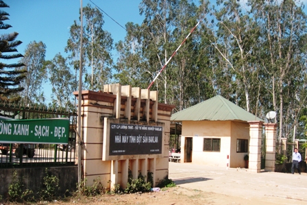 Nhà máy tinh bột sắn Krông Bông.