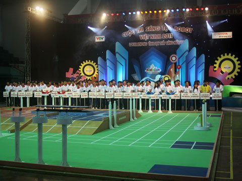 Khai mạc vòng loại Robocon 2011 khu vực phía Bắc