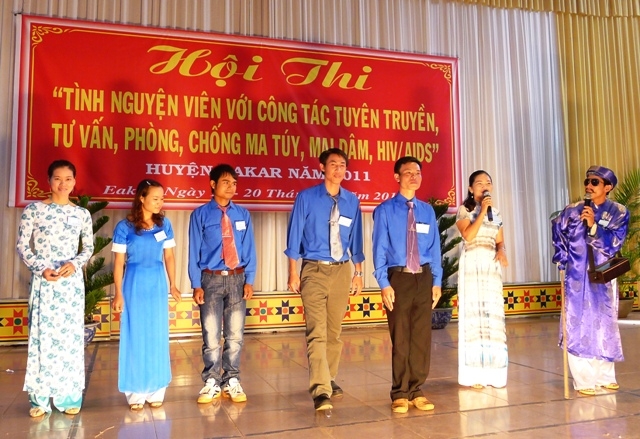 Đội hoạt động xã hội tình nguyện Ea Kmut đoạt giải nhất Hội thi.