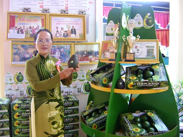 Sản phẩm Bơ DAKADO của bà Nguyễn Thị Thu Nhơn đã có tại các hệ thống siêu thị lớn trên toàn quốc.