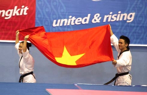 Nguyễn Đình Toàn và Nguyễn Minh Tú bảo vệ thành công ngôi vô địch tại SEA Games trước