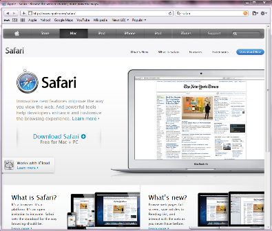 Safari của hãng Apple luôn ghi những dấu ấn của thiên tài Steve Jobs